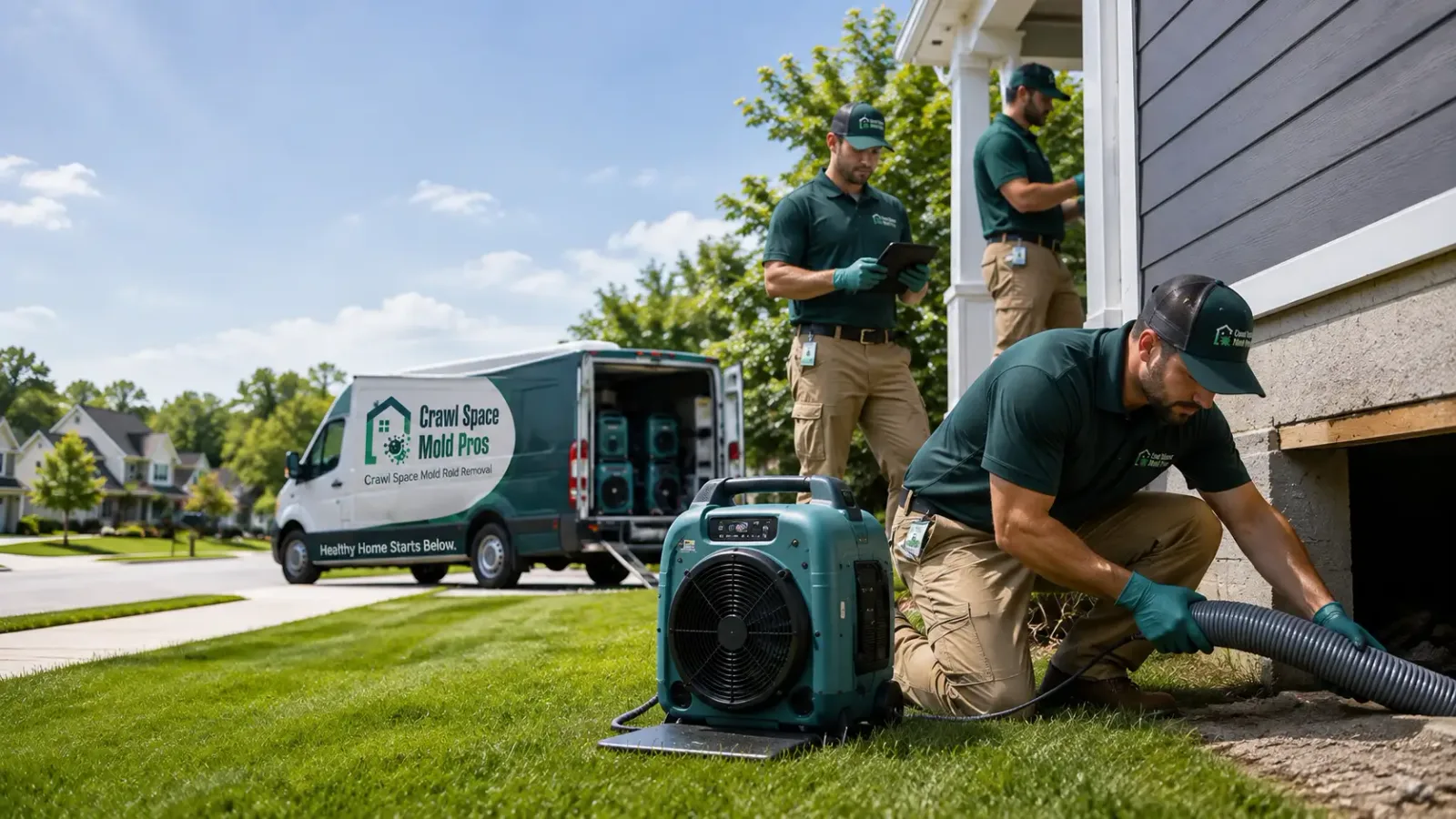 Crawl Space Mold Removal in Taylors Falls, MN
